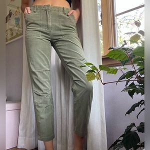Women’s Jeans green cargo Pants
